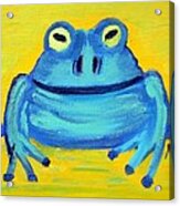 Happy Male Frog Acrylic Print