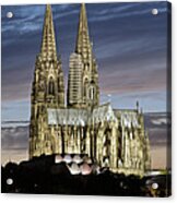 High Cathedral Of Sts. Peter And Mary In Cologne Acrylic Print