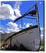 Historic Steamboat In Yukon Acrylic Print