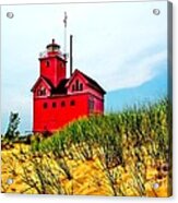 Holland Harbor Lighthouse Acrylic Print