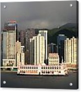 Hong Kong Waterline Acrylic Print