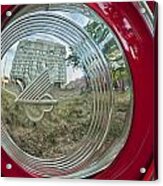 Hub Cap Reflection Acrylic Print