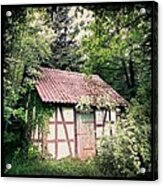 Hut In The Forest Acrylic Print