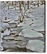 Icy Brook Acrylic Print