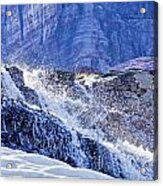 Icy Cascade Acrylic Print