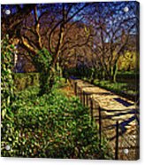 In The Conservatory Garden Acrylic Print