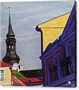 In The Heart Of Tallinn Acrylic Print