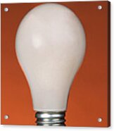 Incandescent Light Bulb Acrylic Print