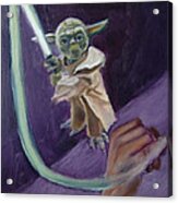 J Is For Jedi Acrylic Print