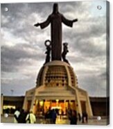 #jesus #christ #sky #cloud #hands Acrylic Print