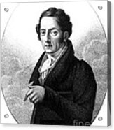 Johann Wolfgang Von Goethe, German Acrylic Print