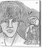 Justin Bieber- Bieber Fever Acrylic Print