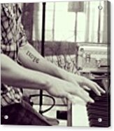 #kurtscobie #piano #singer #musician Acrylic Print