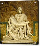 La Pieta By Michelangelo Acrylic Print
