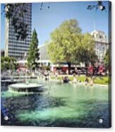 #london #water #summer #sun #hyepark Acrylic Print