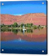 Reflections Of Ivins, Ut Acrylic Print