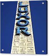 Luxor Las Vegas Obelisk Acrylic Print