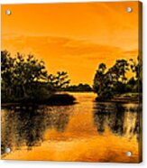 Magic Of Florida Sunset Acrylic Print