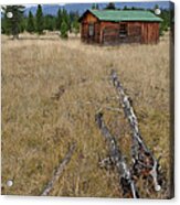 Mccarthy Family Cabin Glacier National Park Acrylic Print