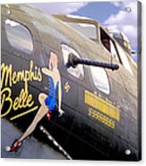 Memphis Belle Noce Art B - 17 Acrylic Print