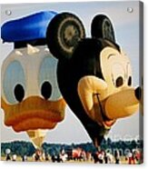 Mickey And Donald I Acrylic Print