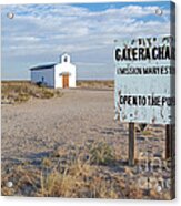 Mission Chapel In West Texas Acrylic Print