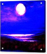Moon Over Stillwater Acrylic Print