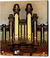 Mormon Tabernacle Pipe Organ Acrylic Print