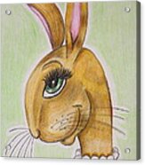 Mrs. Bunny Acrylic Print