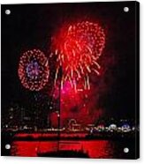 Navy Pier Fireworks 2 Acrylic Print