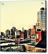 New York City Rooftops Acrylic Print