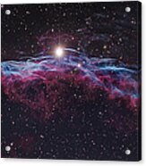 Ngc 6960, Veil Supernova Remnant Acrylic Print