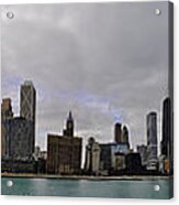North Of Navy Pier From The Series Chicago Skyline Acrylic Print