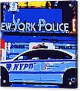 Nypd Color 6 Acrylic Print