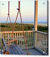 Ocean View At Oak Island Nc Acrylic Print