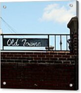 Old Towne Sign Acrylic Print