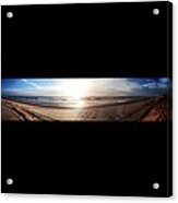 Panoramic Picture Of The Sunrise Acrylic Print