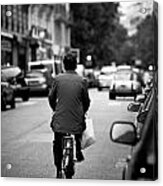 Paris By Bike Acrylic Print