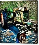 Part Of The Tractor Graveyard At Acrylic Print