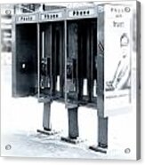Pay Phones - Still In Nyc Acrylic Print