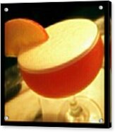 Peach Passion Punch. #cocktails Acrylic Print
