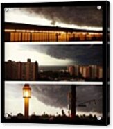 #picstitch #storm #nyc #brooklyn Acrylic Print