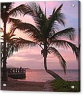 Playa Dorada Sunset 0681 Acrylic Print