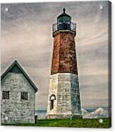 Point Judith Light Acrylic Print