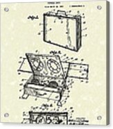 Portable Stove 1924 Patent Art Acrylic Print
