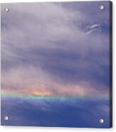 Prismatic Color In The Sky Acrylic Print