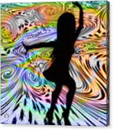 Psychedelic Dancer Acrylic Print