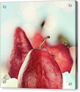 Red Pears Acrylic Print