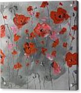 Red Poppies Acrylic Print