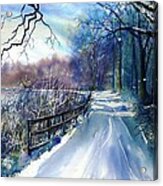 River Ouse In Winter Acrylic Print